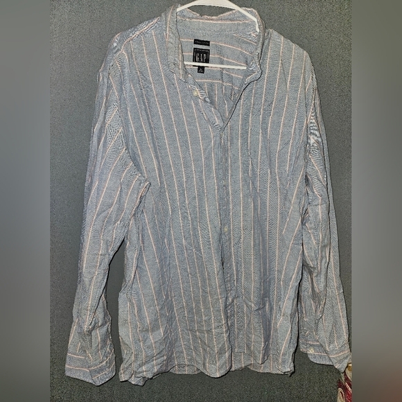 GAP Other - Gap Mens Long Sleeve Button Up Dress Shirt Size Xl